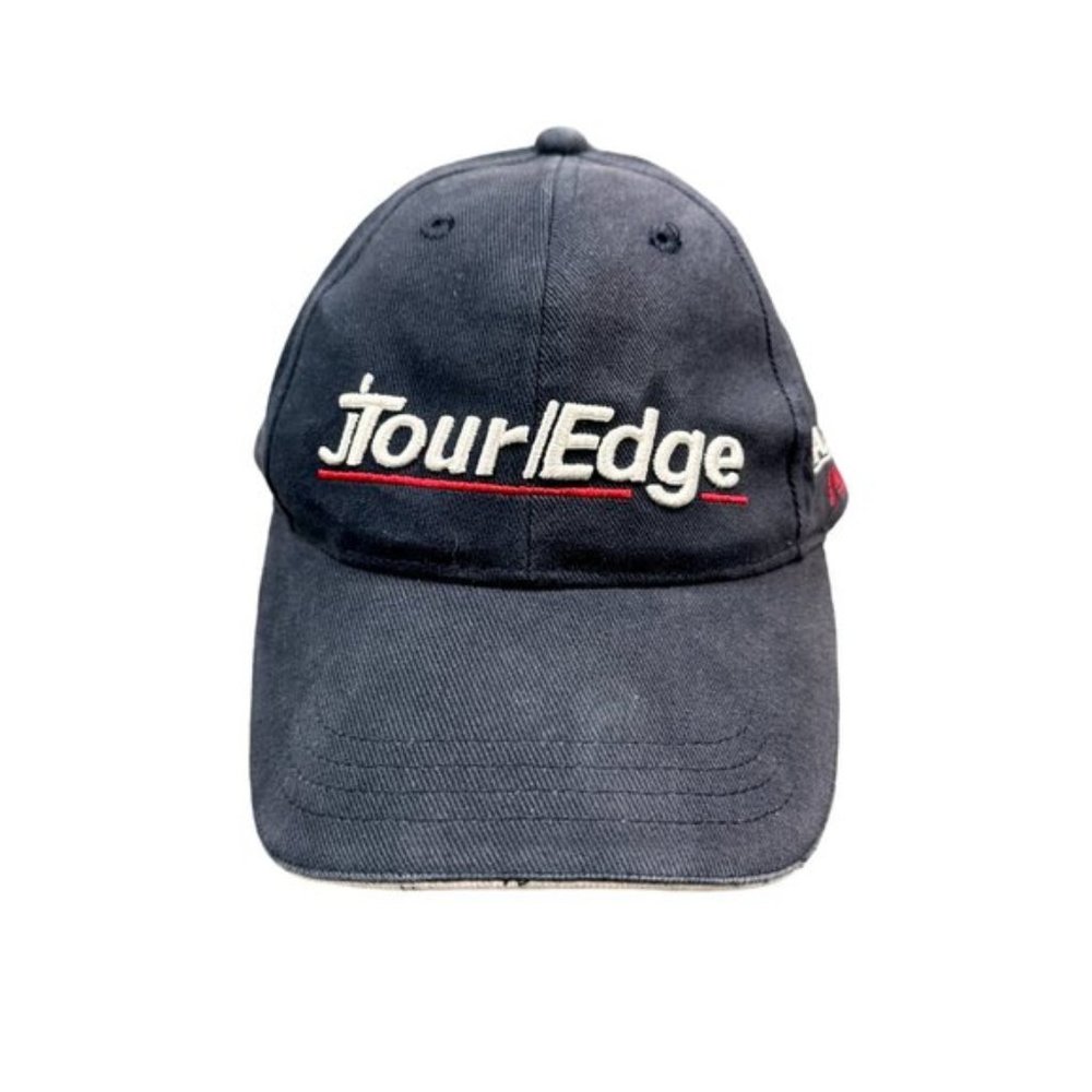 Tour Edge Hat Cap Blue Embroidered Sports Hat Adjustable Lightweight Essential